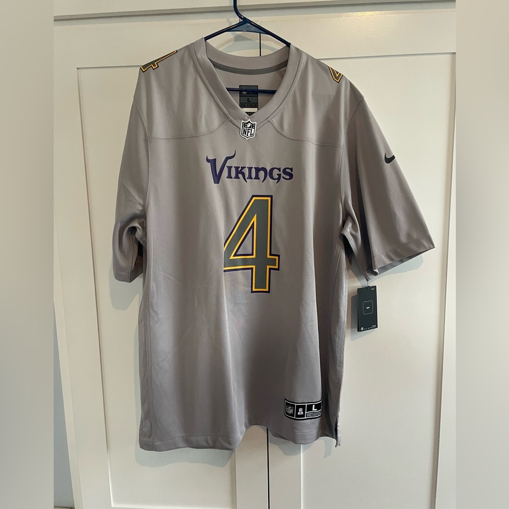 NFL Men's Gray Vikings Dalvin Cook Jersey